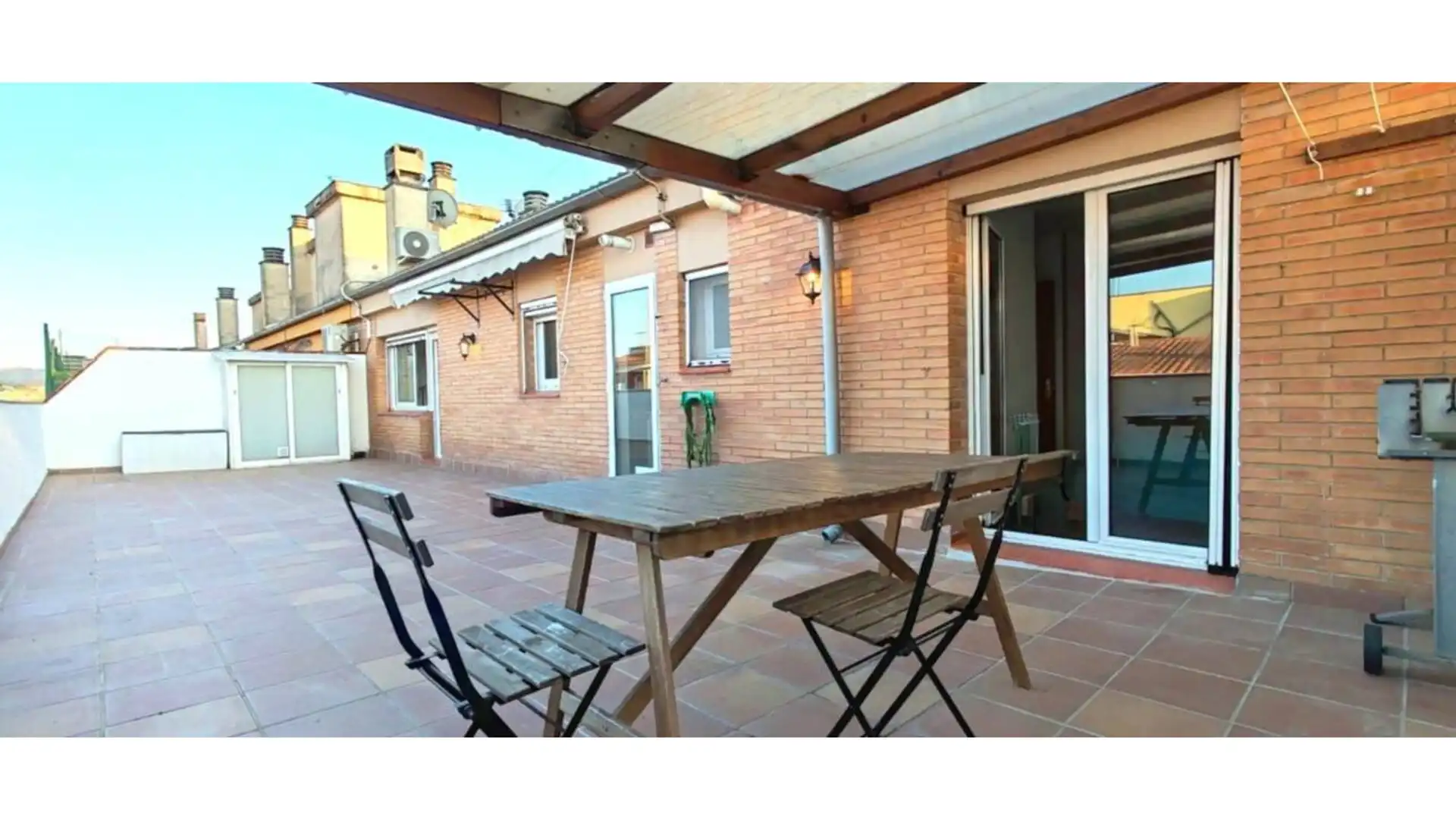 Terrace of Attic for sale in Girona Capital  with Air Conditioner, Heating and Terrace