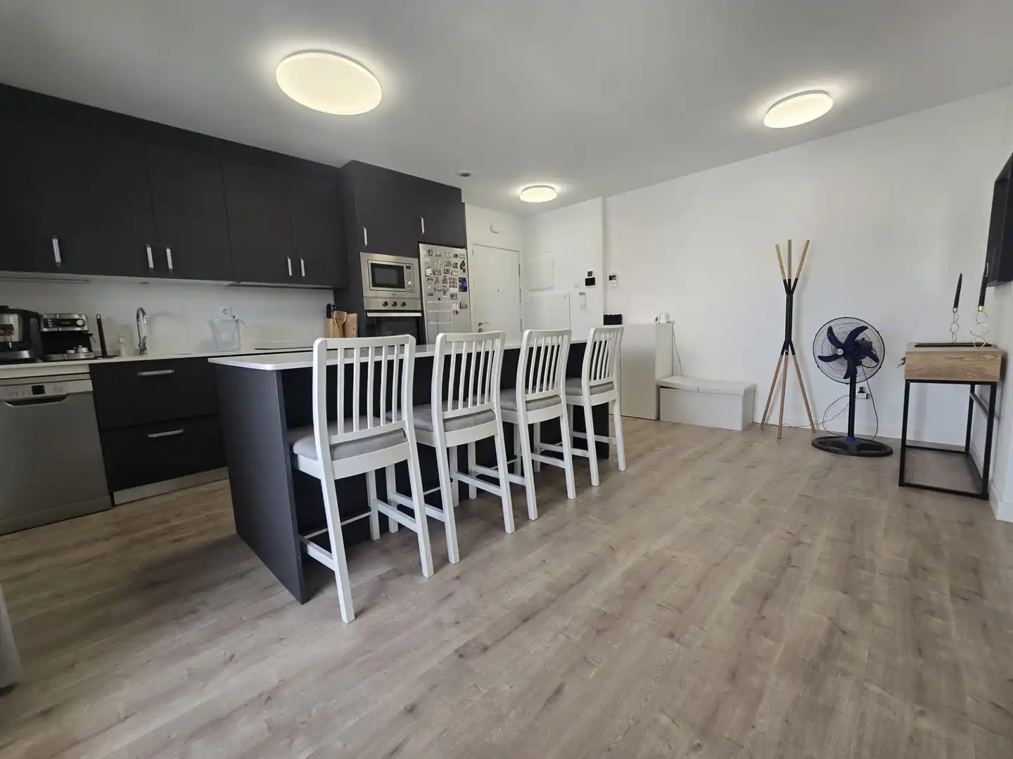 Kitchen of Flat for sale in  Logroño  with Heating, Terrace and Storage room