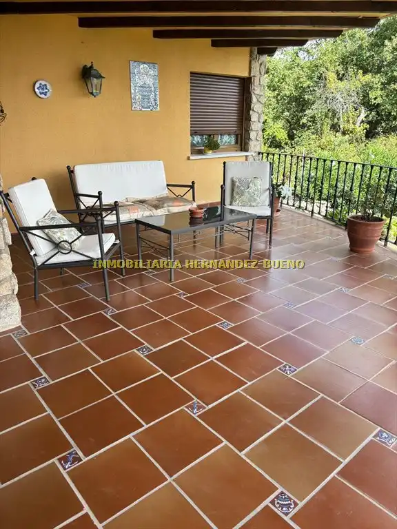 Terrassa de Casa o xalet en venda en Sequeros amb Calefacció, Jardí privat i Terrassa