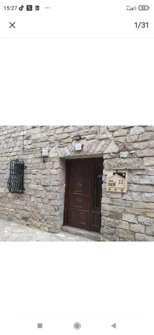 Vista exterior de Casa adosada en venda en Medinaceli amb Jardí privat, Moblat i Forn