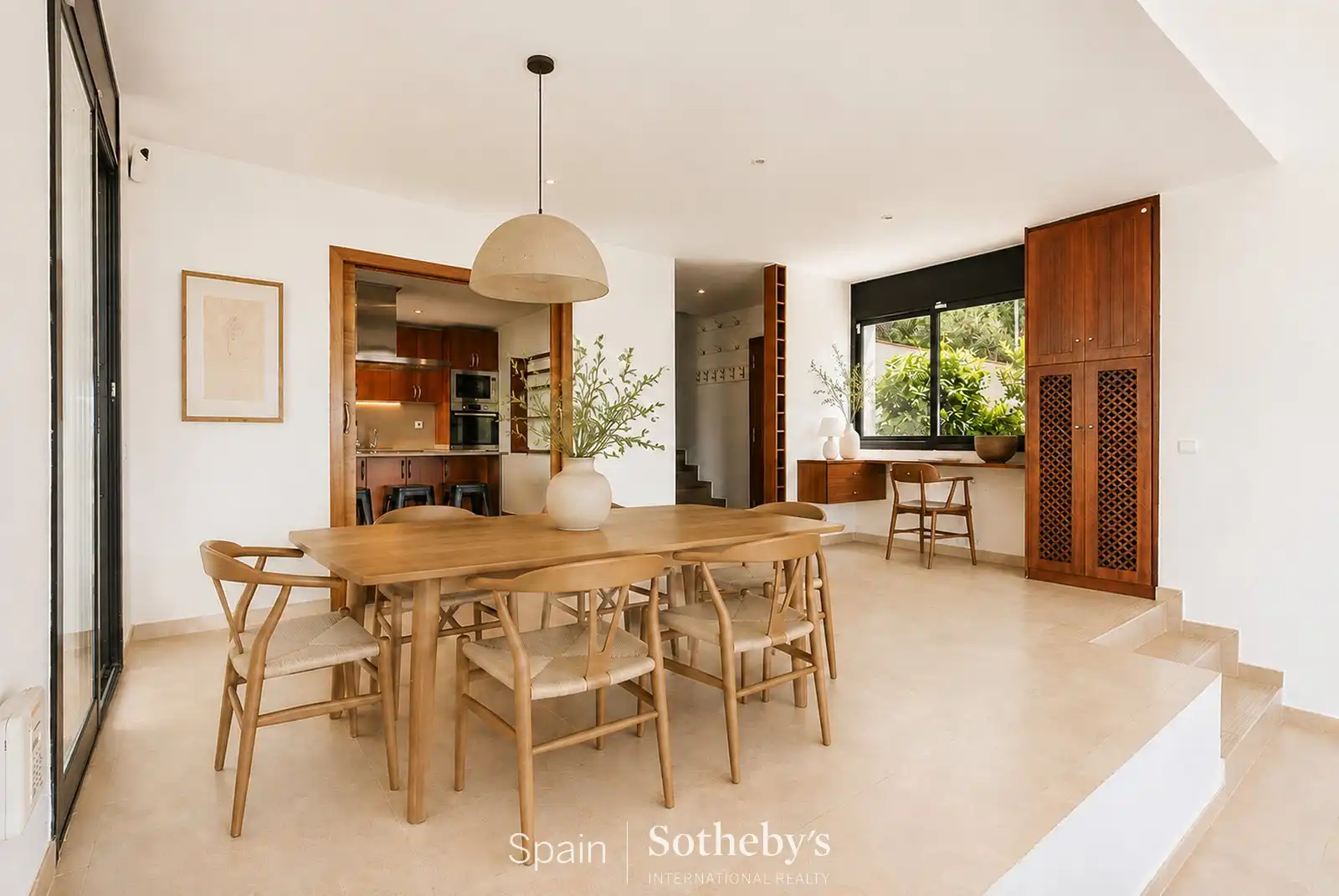 Dining room of Houses for sale in Sant Pere de Ribes  with Air Conditioner, Heating and Private garden