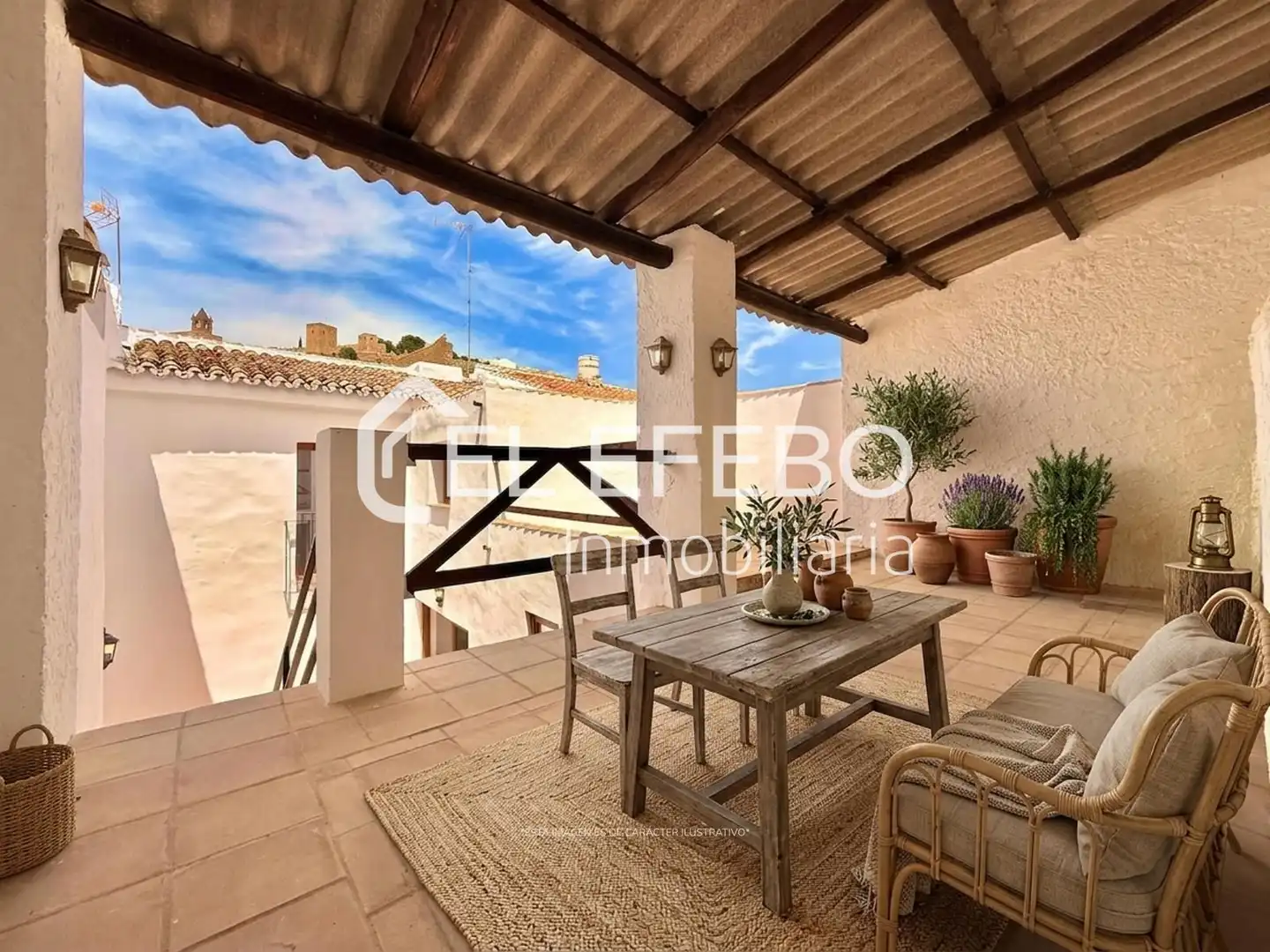 Terraza de Casa o chalet en venta en Antequera con Parquet, Terraza y Balcón