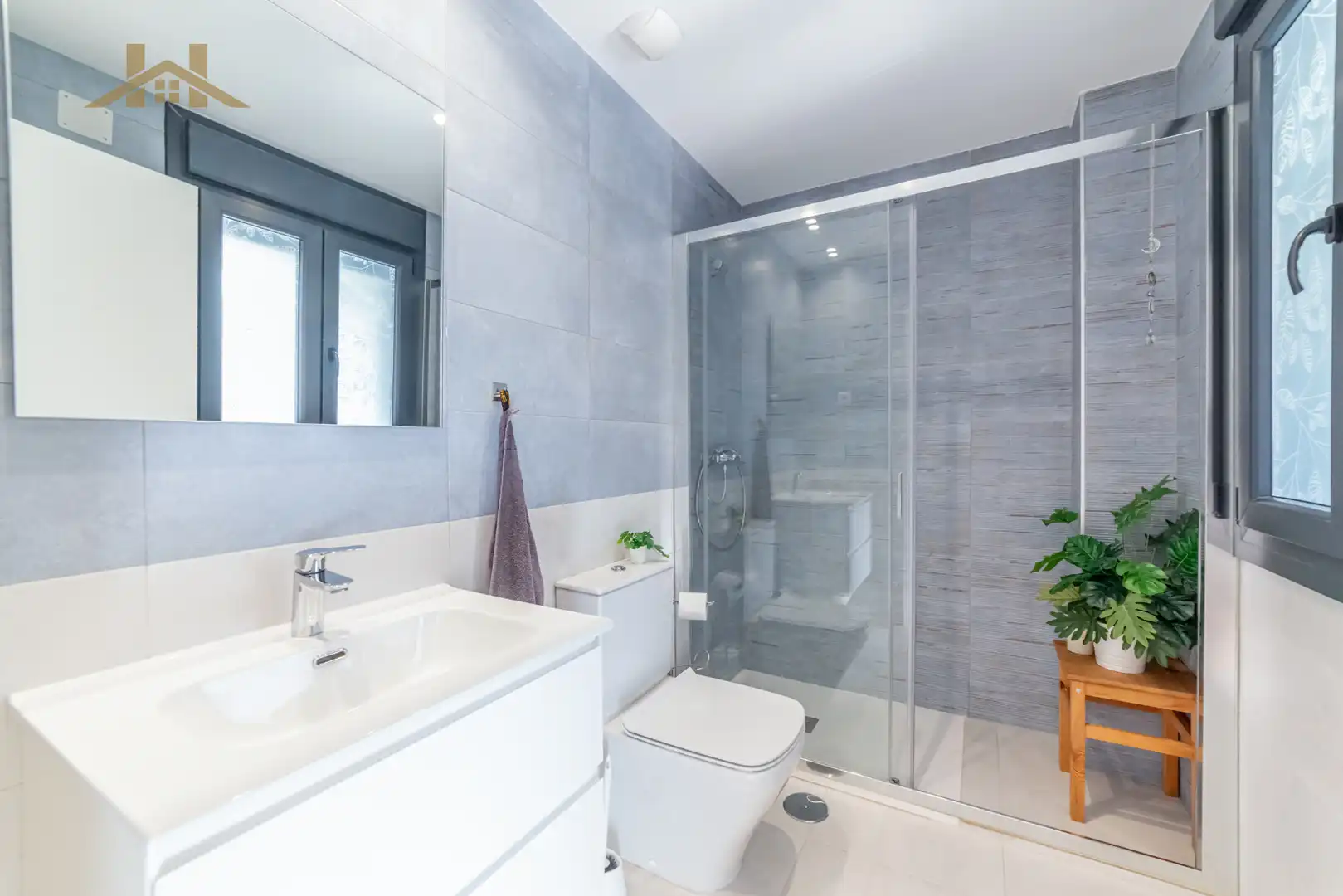 Baño de Casa adosada en venta en Valdemoro con Aire acondicionado, Calefacción y Jardín privado
