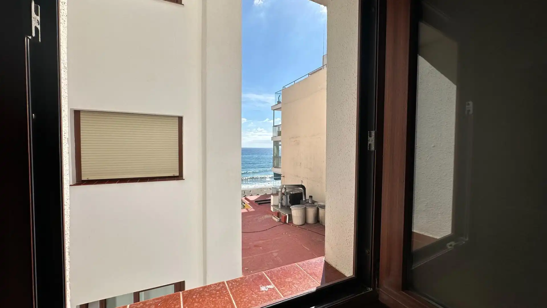Terrasse von Wohnungen zum Verkauf in Fuengirola mit Klimaanlage, Heizung und Terrasse