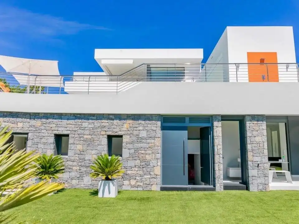 Vista exterior de Casa o chalet en venta en Moraira con Aire acondicionado, Calefacción y Terraza