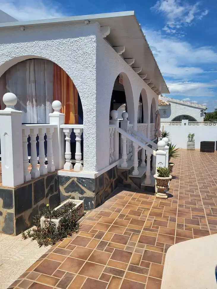 Terraza de Casa o chalet en venta en Mazarrón con Piscina