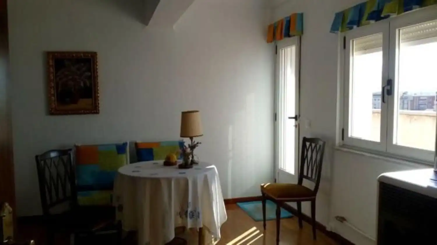 Esszimmer von Dachboden zum Verkauf in Salamanca mit Heizung, Terrasse und Balkon