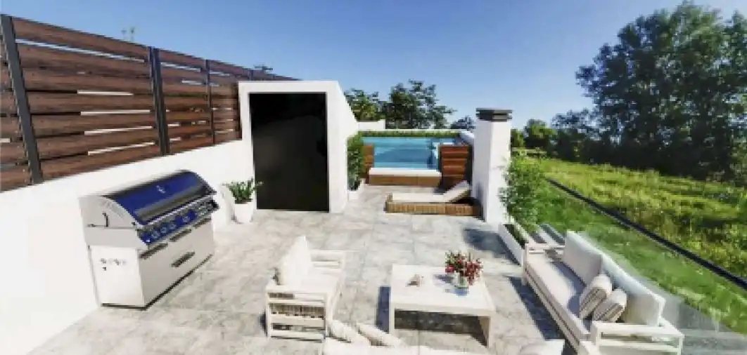 Terrassa de Dúplex en venda en Sant Antoni de Portmany amb Aire condicionat, Calefacció i Jardí privat