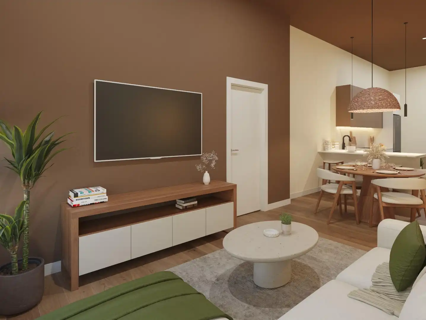 Wohnzimmer von Wohnung zur Miete in Alicante / Alacant mit Klimaanlage