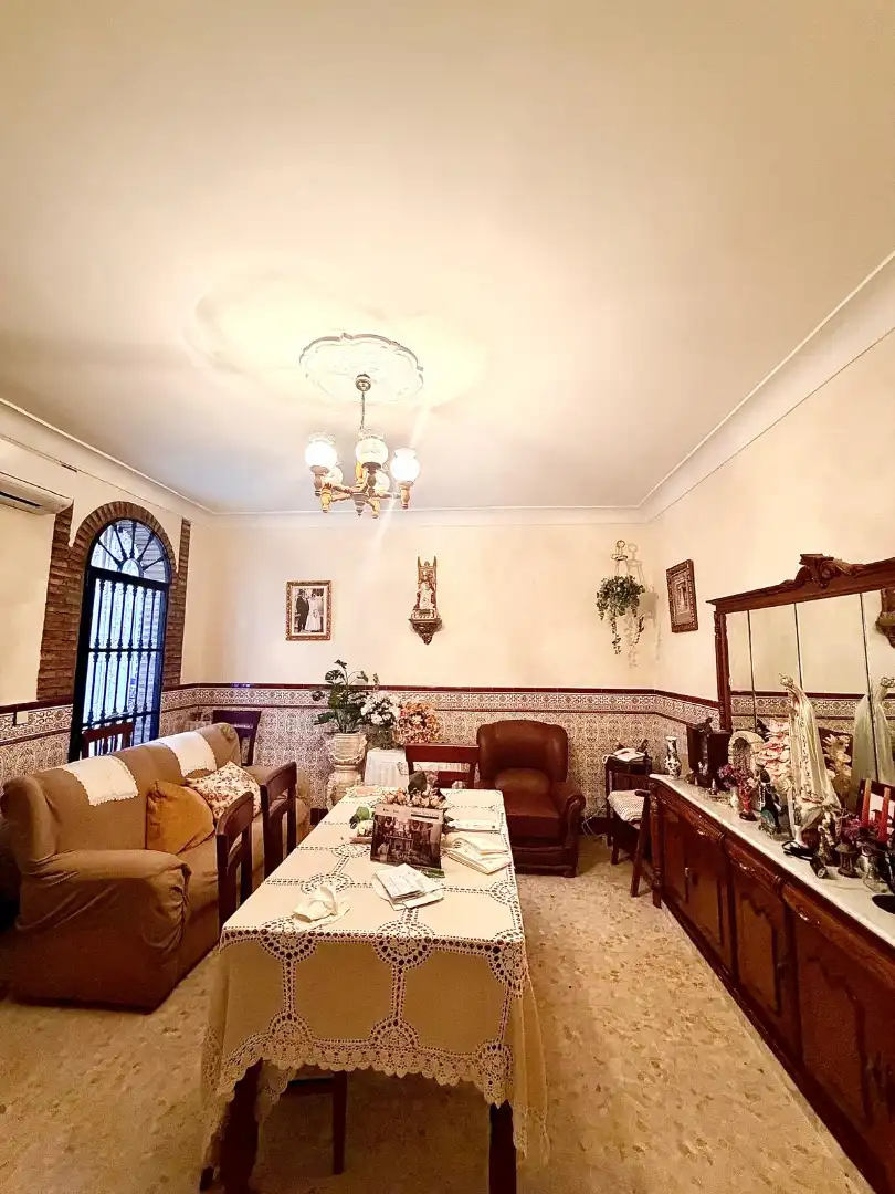 Comedor de Casa adosada en venta en San Sebastián de los Ballesteros con Terraza y Amueblado