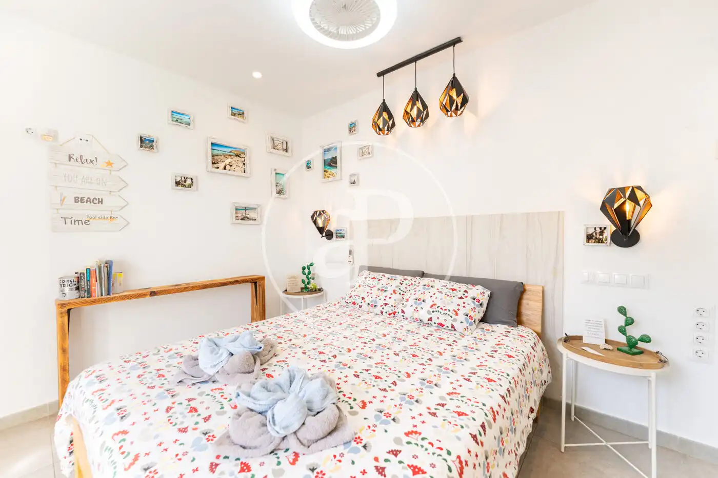 Schlafzimmer von Wohnung zum Verkauf in  Palma de Mallorca mit Klimaanlage, Privatgarten und Terrasse