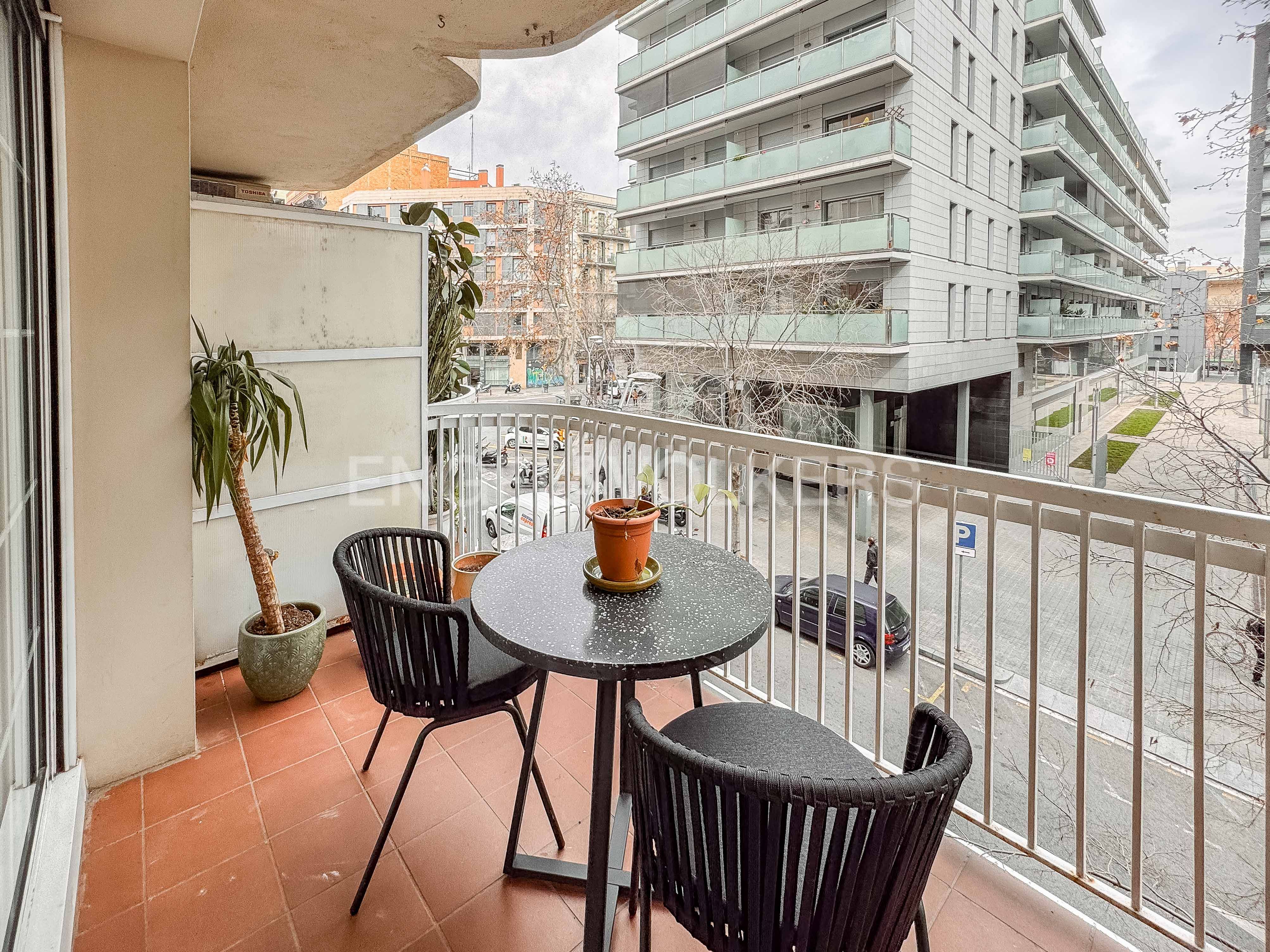 Terrassa de Apartament de lloguer en  Barcelona Capital amb Aire condicionat, Calefacció i Parquet