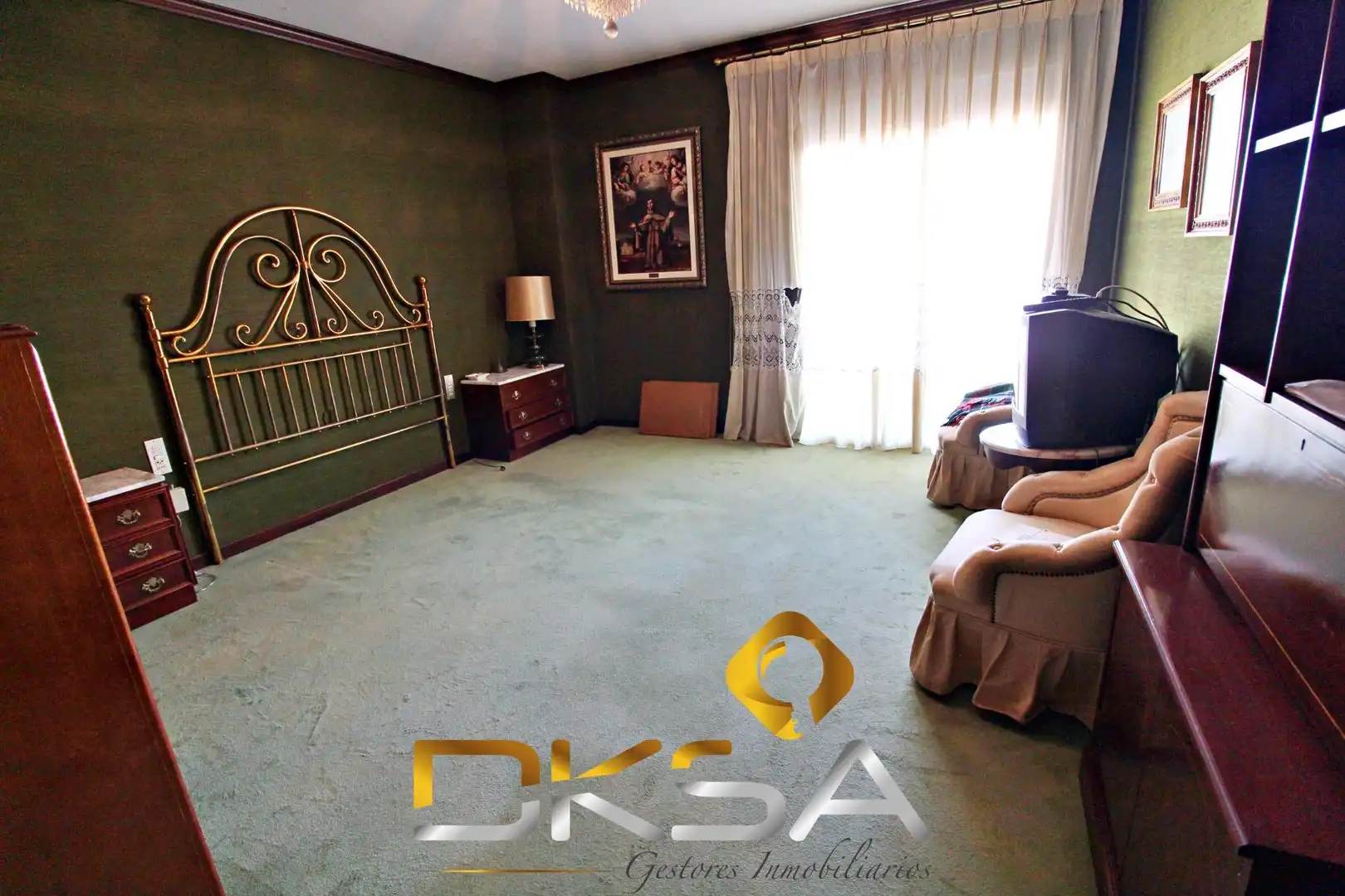 Schlafzimmer von Wohnung zum Verkauf in Vila-real mit Heizung, Terrasse und Möbliert