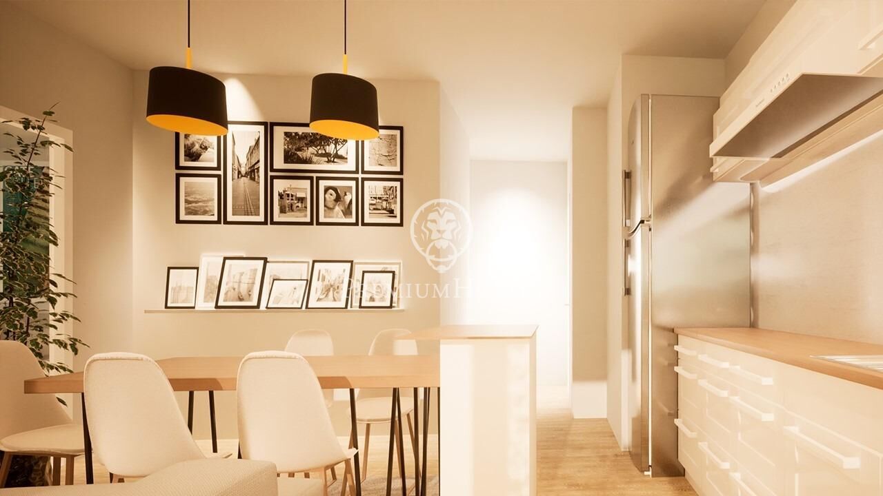 Kitchen of Flat for sale in  Barcelona Capital  with Air Conditioner, Heating and Parquet flooring