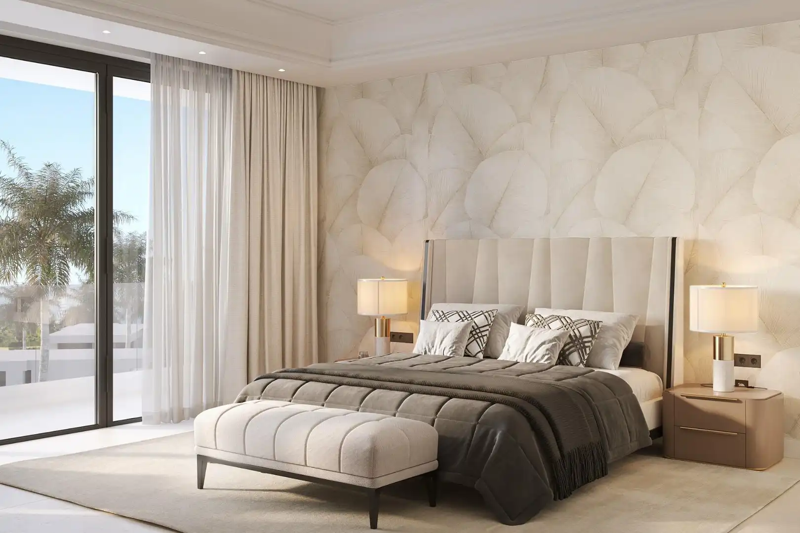 Bedroom of Houses for sale in Marbella  with Air Conditioner, Heating and Private garden