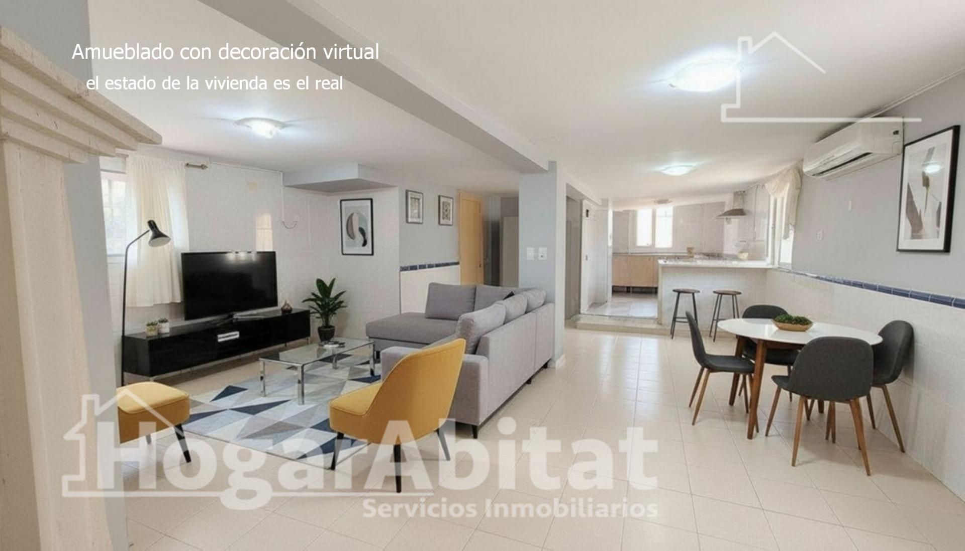 Sala de estar de Casa o chalet en venta en Torrent con Aire acondicionado, Terraza y Trastero