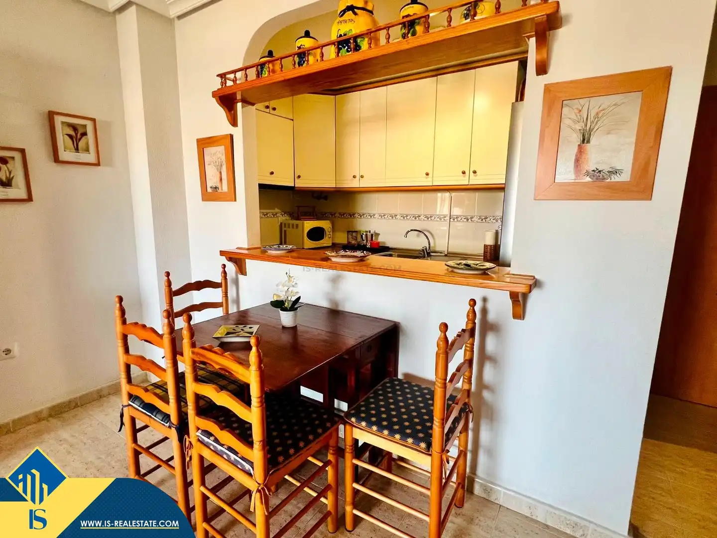 Kitchen of Flat for sale in Torrevieja  with Air Conditioner, Terrace and Furnished