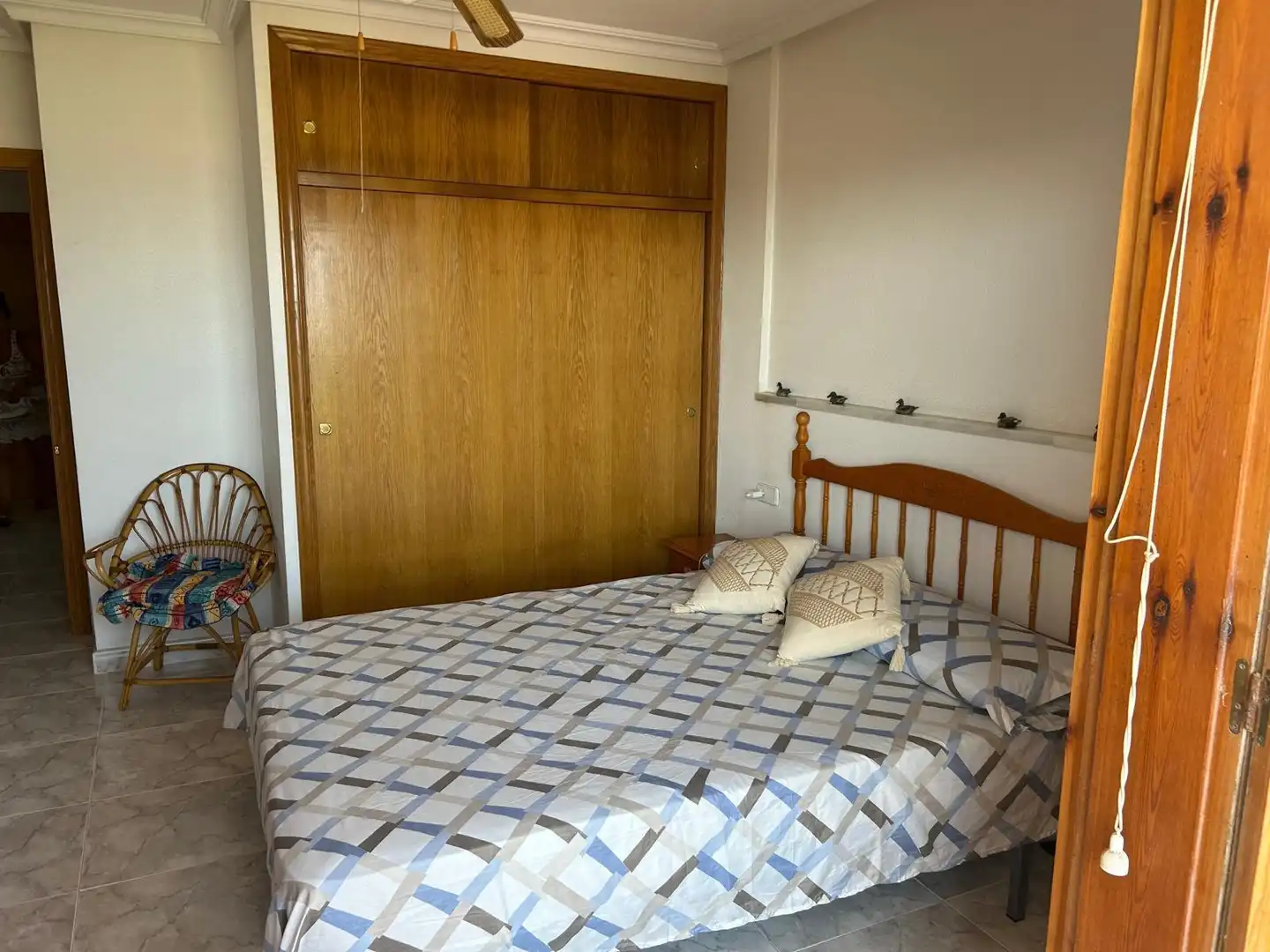 Schlafzimmer von Einfamilien-Reihenhaus zur Miete in Santa Pola mit Möbliert und Haustiere erlaubt