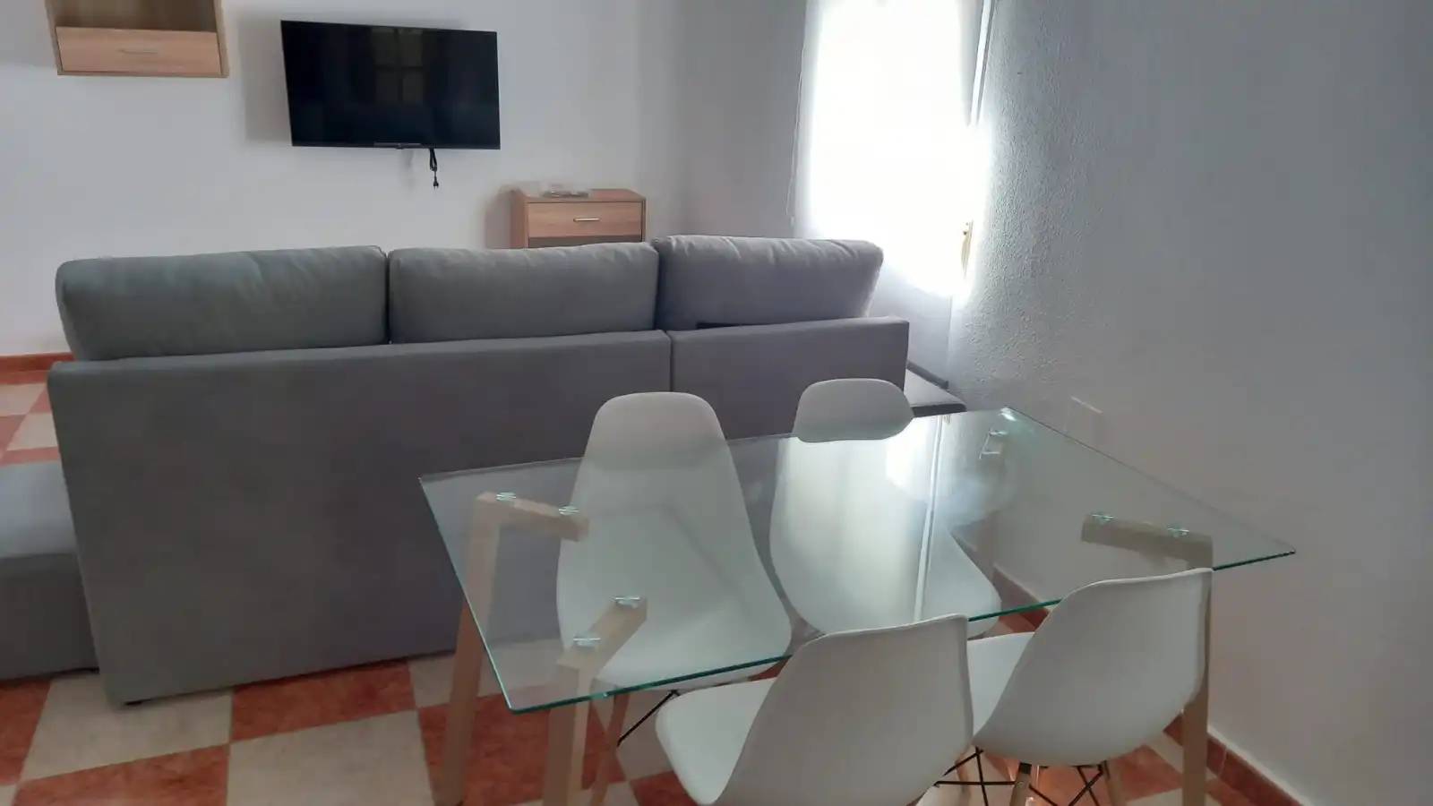 Sala de estar de Piso de alquiler en Mérida con Aire acondicionado y Amueblado