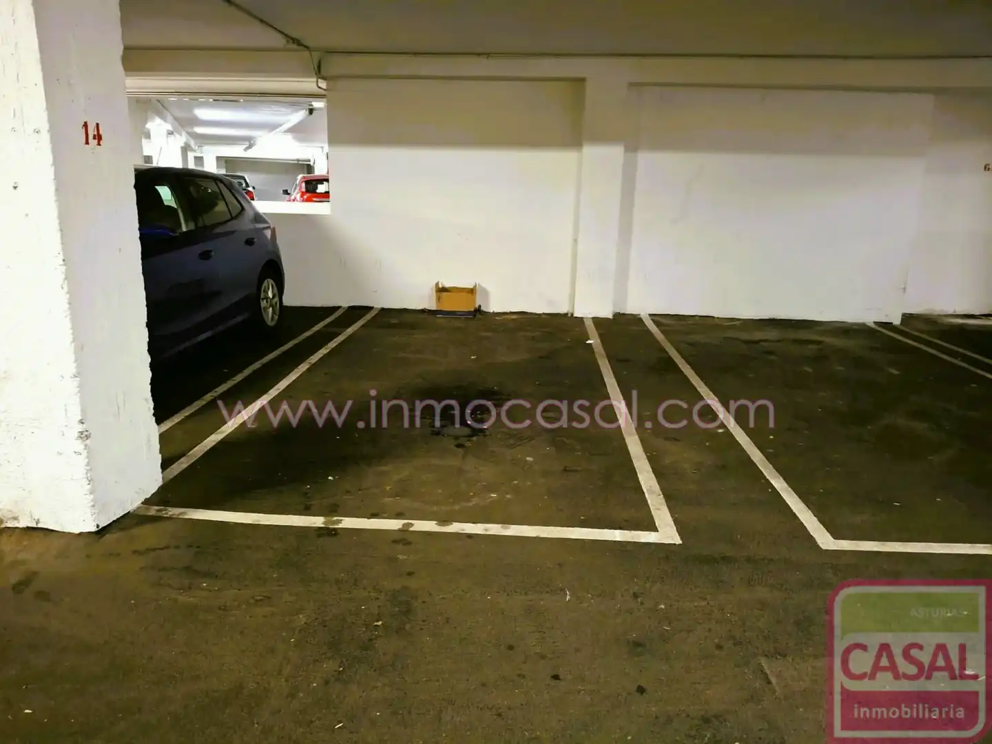 Parking of Flat for rent in Avilés  with Heating, Terrace and Storage room
