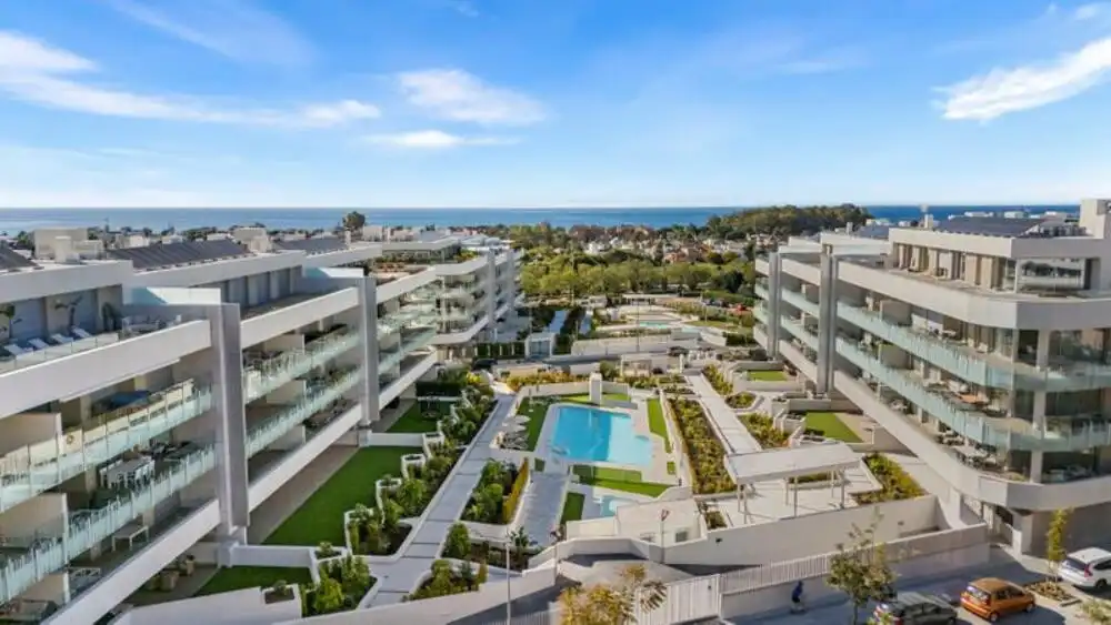 Exterior view of Apartments for rent in Marbella  with Air Conditioner, Terrace and Storage room