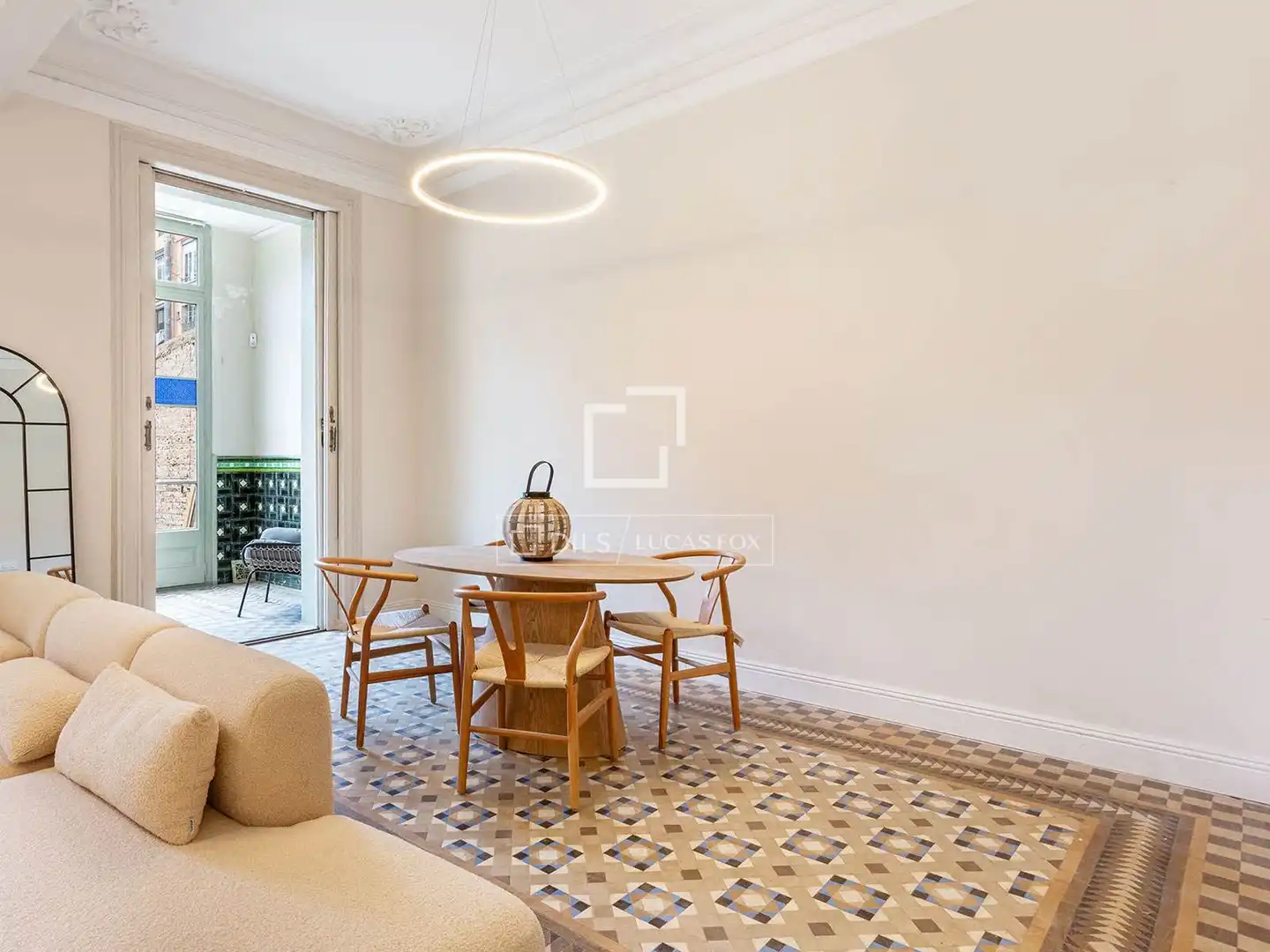 Dining room of Flat for sale in Barcelona  with Air Conditioner, Private garden and Terrace