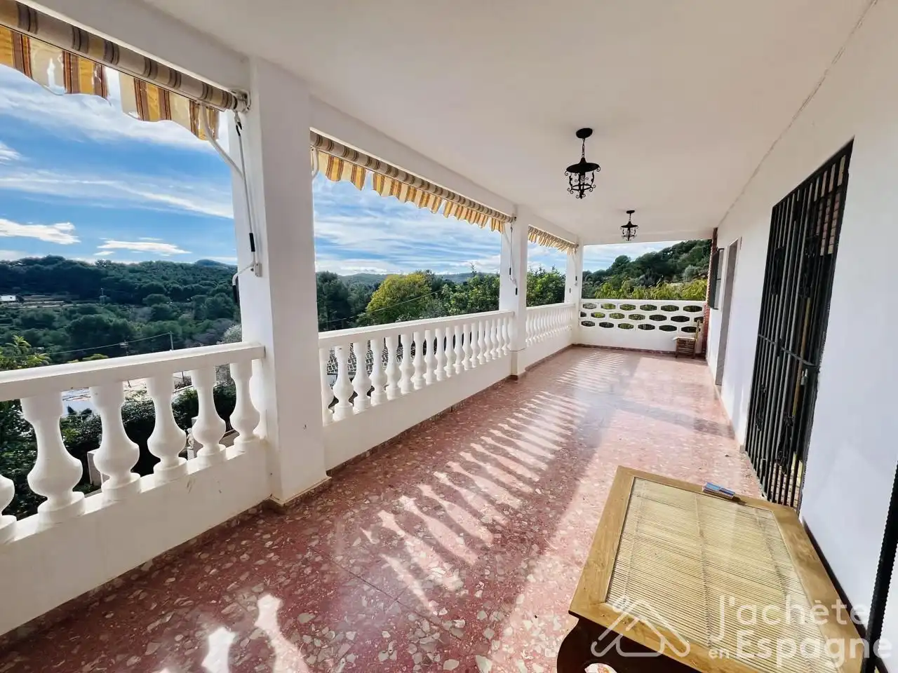 Terrace of Country homes for sale in Quart de les Valls  with Private garden, Terrace and Swimming Pool