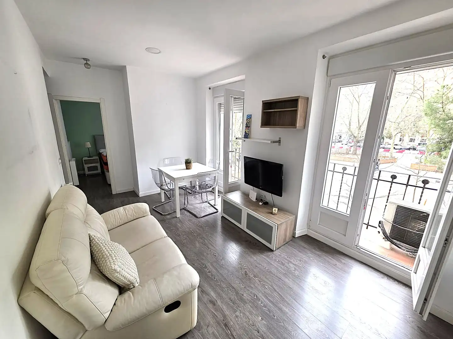 Sala de estar de Piso en venta en  Madrid Capital con Aire acondicionado, Calefacción y Amueblado