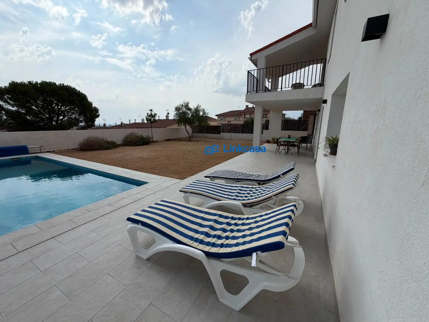 Terraza de Casa o chalet en venta en Navas del Rey con Calefacción, Jardín privado y Terraza