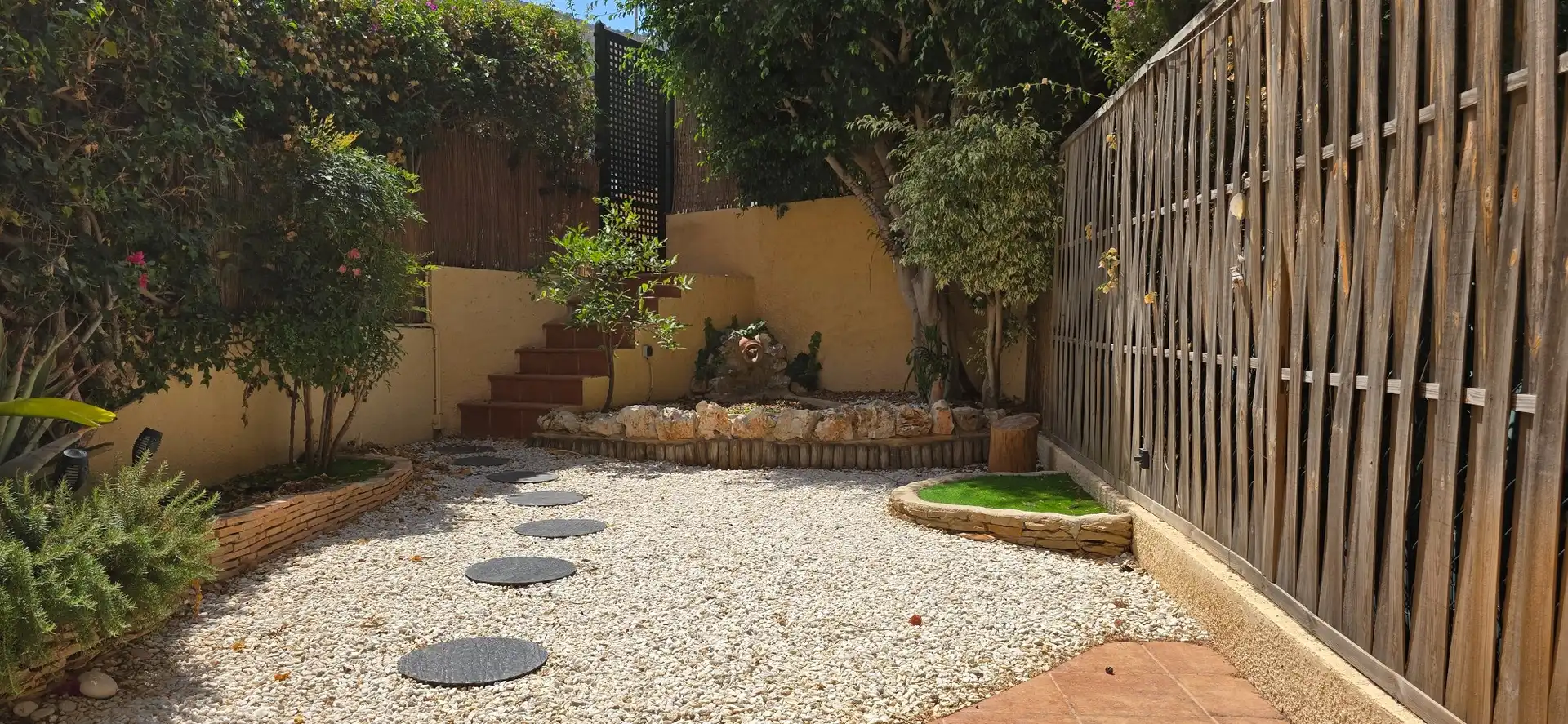 Terraza de Casa adosada en venta en L'Alfàs del Pi con Aire acondicionado, Jardín privado y Piscina