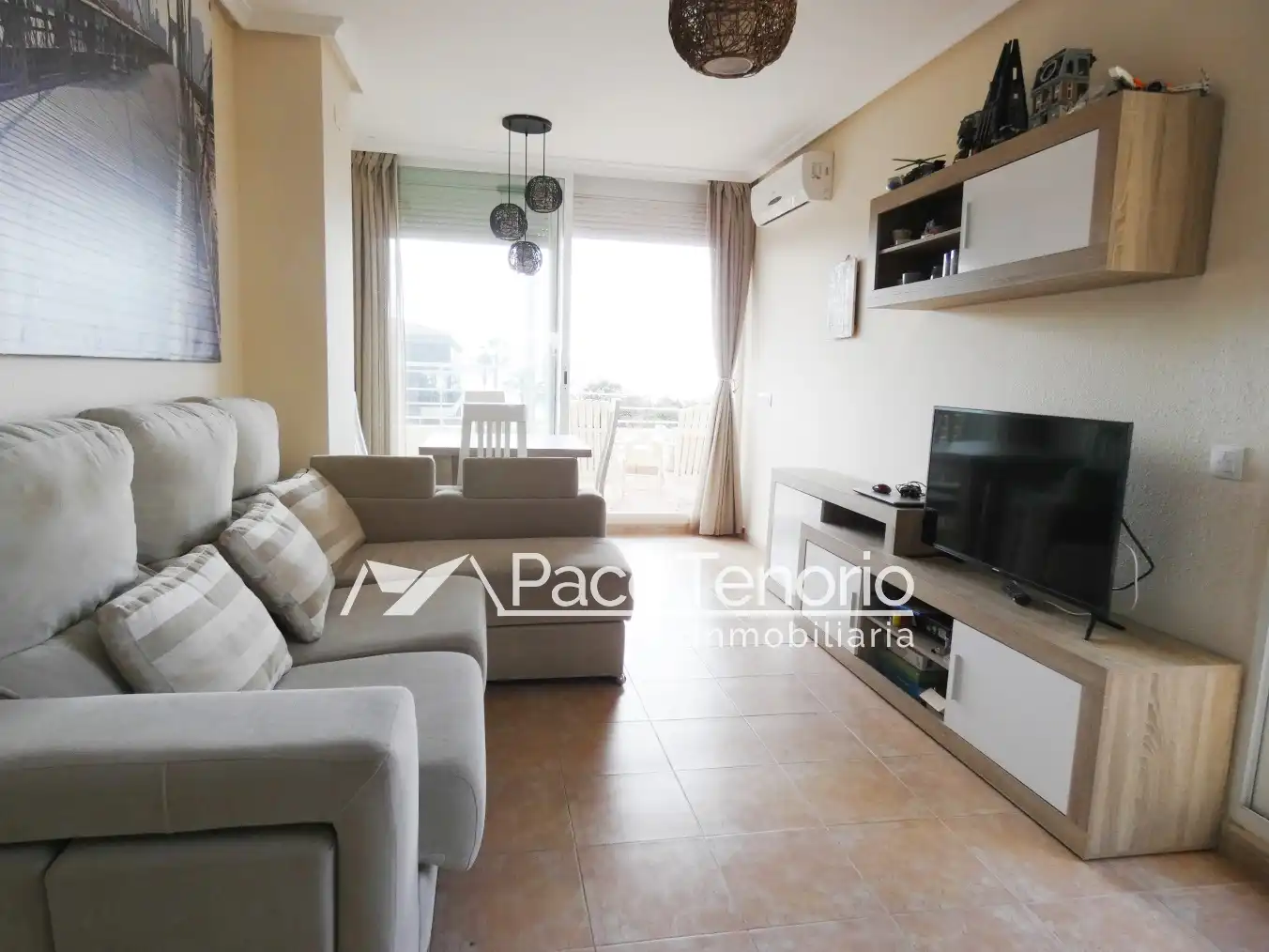 Sala de estar de Piso de alquiler en Islantilla con Terraza, Amueblado y Horno
