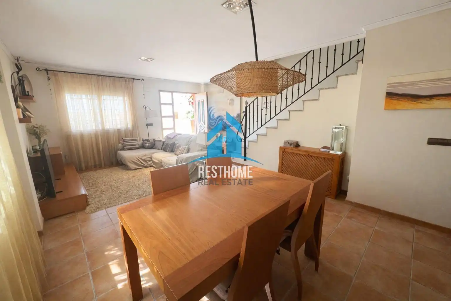 Menjador de Casa adosada en venda en Cullera amb Terrassa