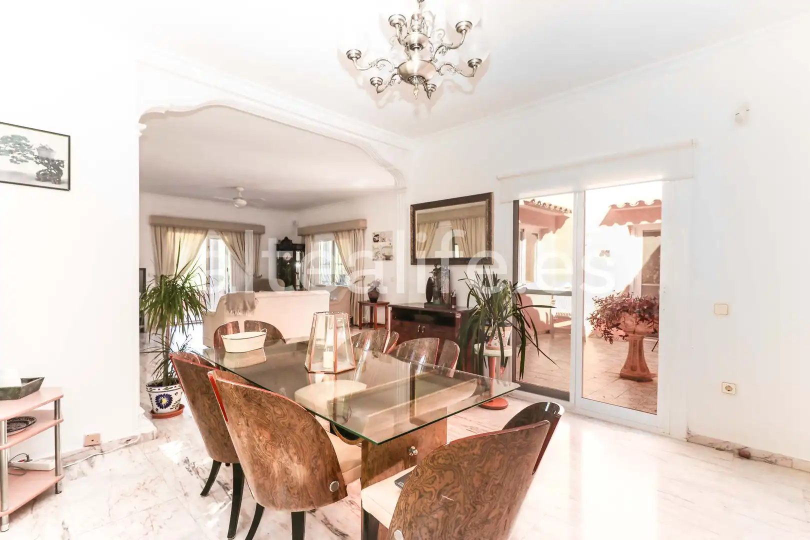 Dining room of Houses for sale in L'Alfàs del Pi  with Air Conditioner, Heating and Private garden