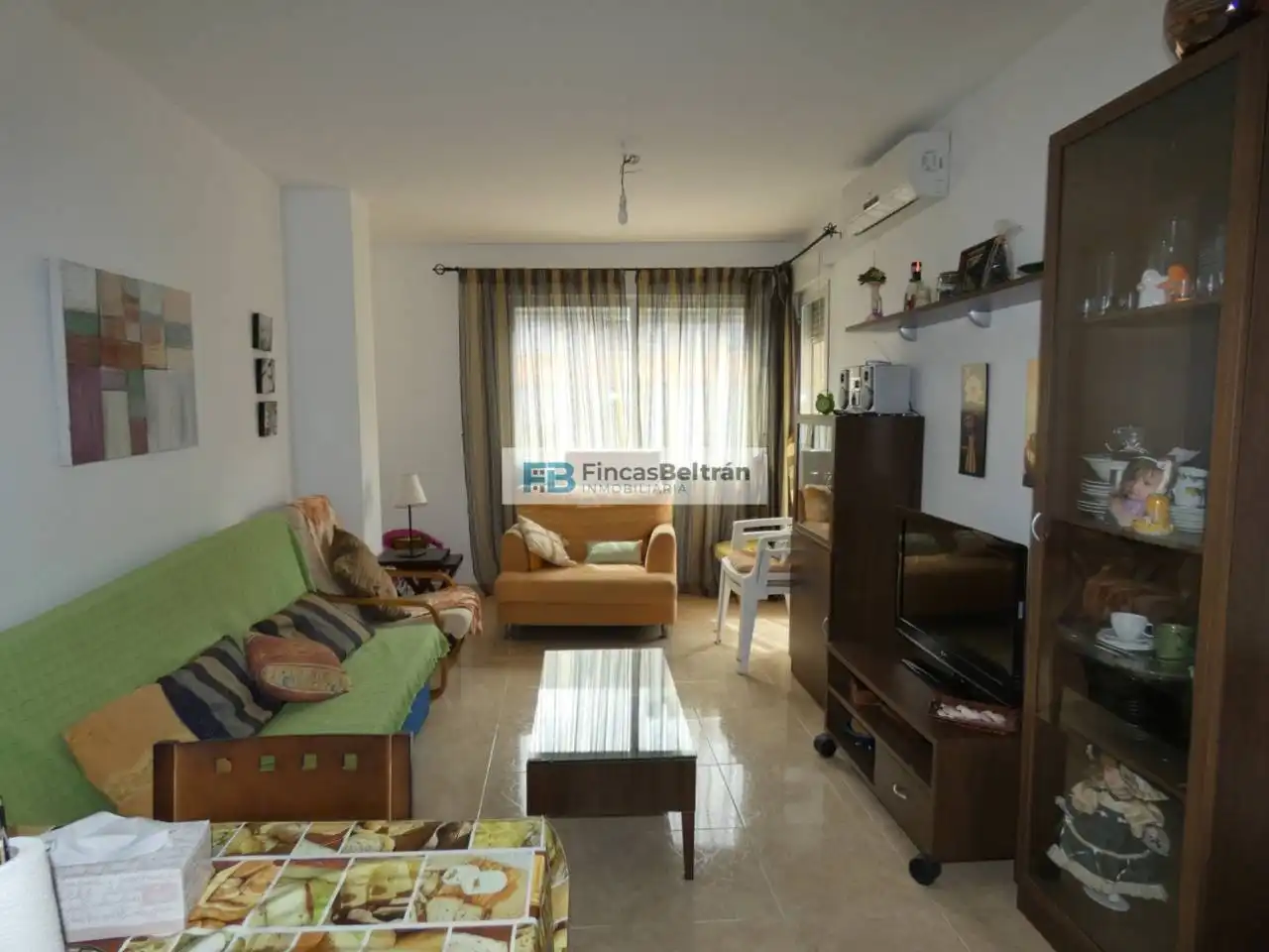 Sala de estar de Apartamento en venta en Benicarló con Aire acondicionado, Terraza y Amueblado