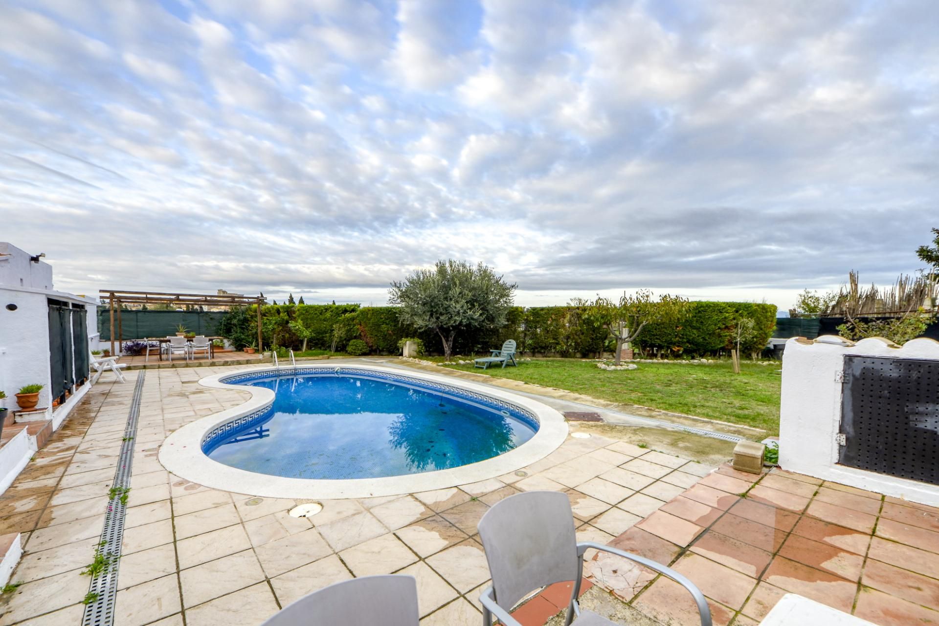 Swimming pool of Single-family semi-detached for sale in El Far d'Empordà  with Heating, Private garden and Terrace