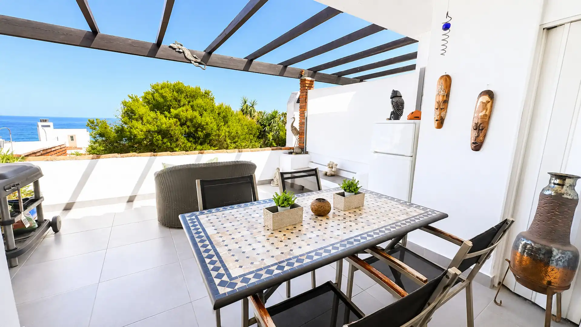 Terraza de Apartamento en venta en Estepona con Terraza, Piscina y Piscina comunitaria