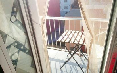 Balcony of Flat for sale in  Valencia Capital  with Air Conditioner, Terrace and Furnished