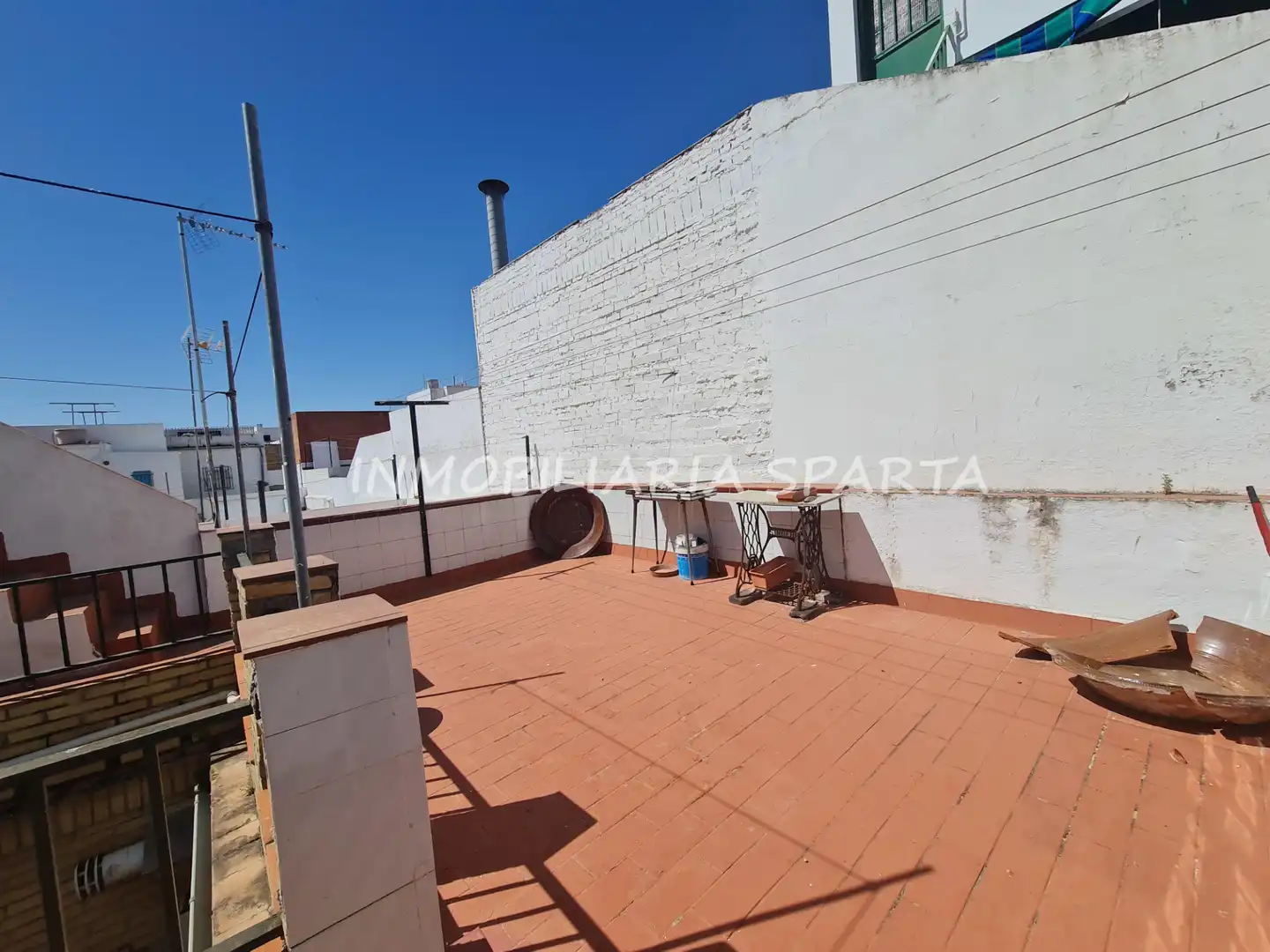 Terraza de Casa adosada en venta en Santiponce con Terraza, Trastero y Balcón