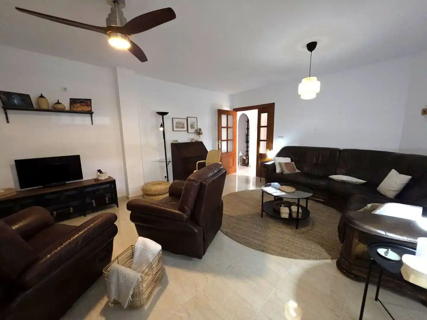 Sala de estar de Piso de alquiler en Pedanías Este