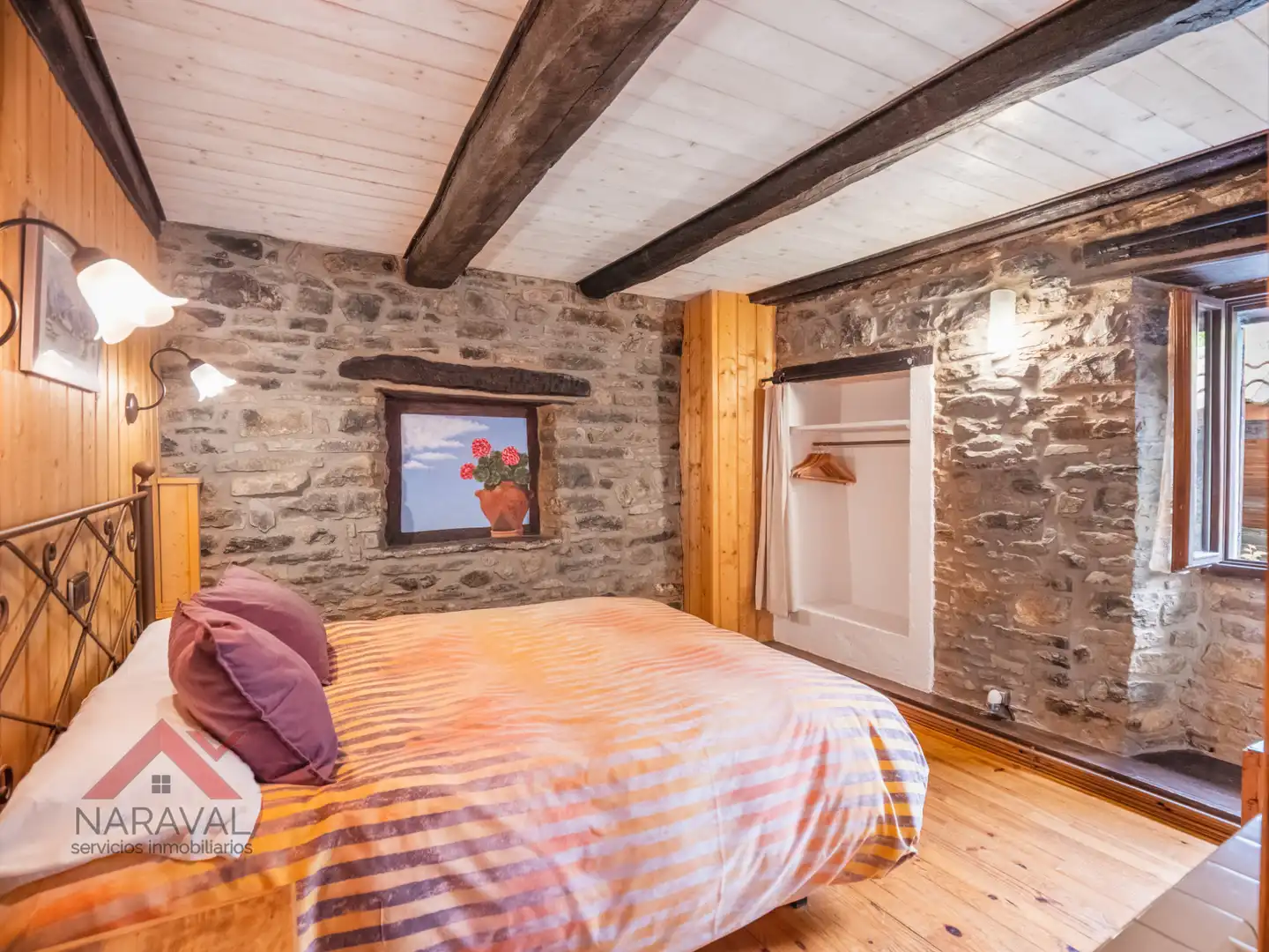 Habitación de Casa o chalet en venta en Fiscal con Aire acondicionado, Calefacción y Jardín privado
