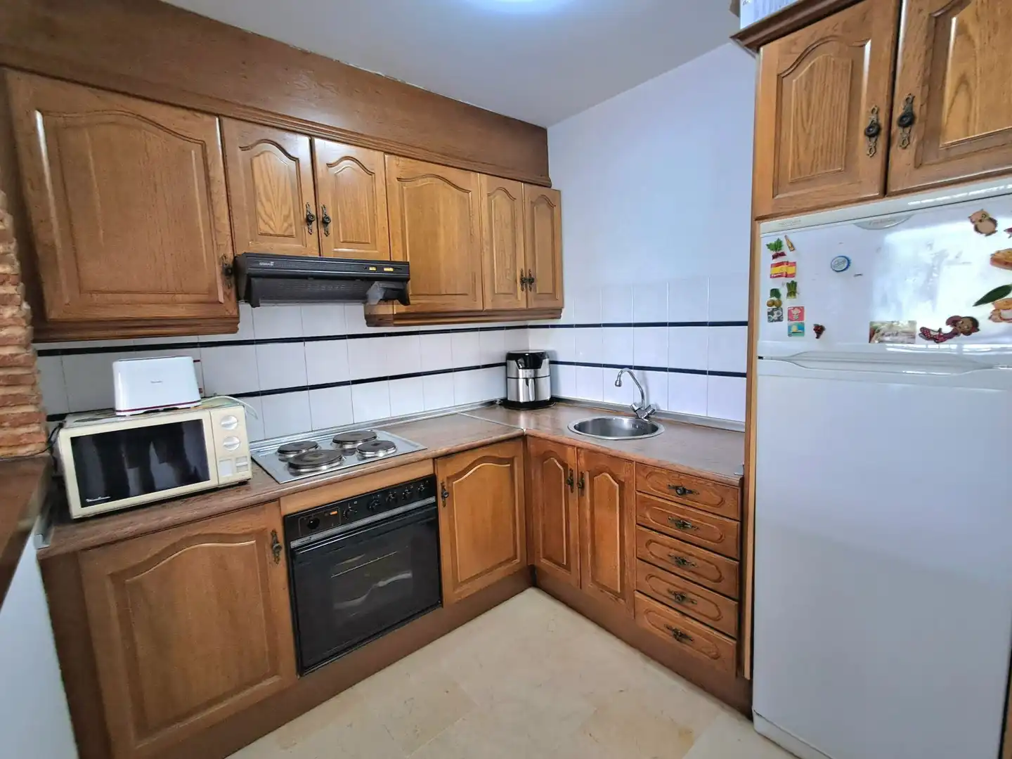 Cuina de Apartament en venda en Benalmádena amb Terrassa i Piscina comunitària