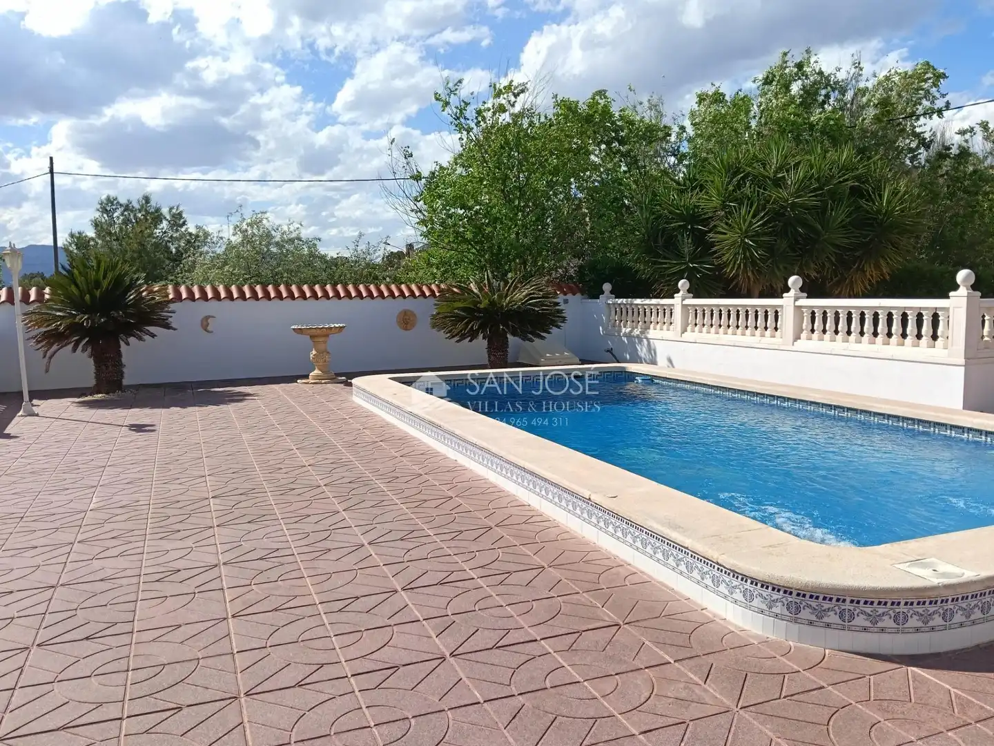 Piscina de Casa o chalet en venta en Aspe con Aire acondicionado, Calefacción y Jardín privado