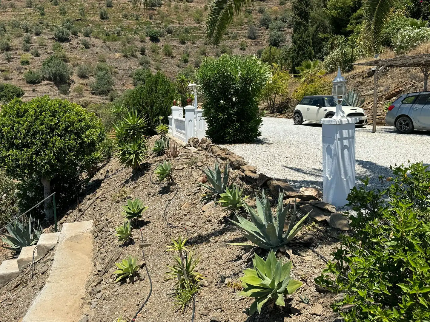 Vista exterior de Finca rústica en venda en Arenas amb Aire condicionat, Jardí privat i Terrassa