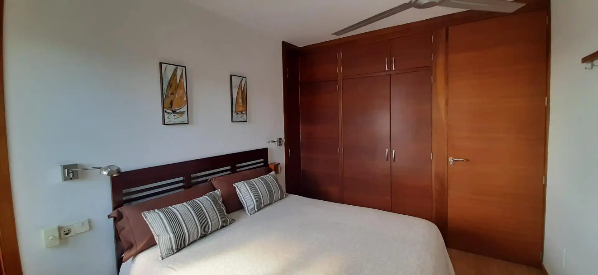 Bedroom of Flat for rent in Felanitx  with Air Conditioner, Terrace and Furnished