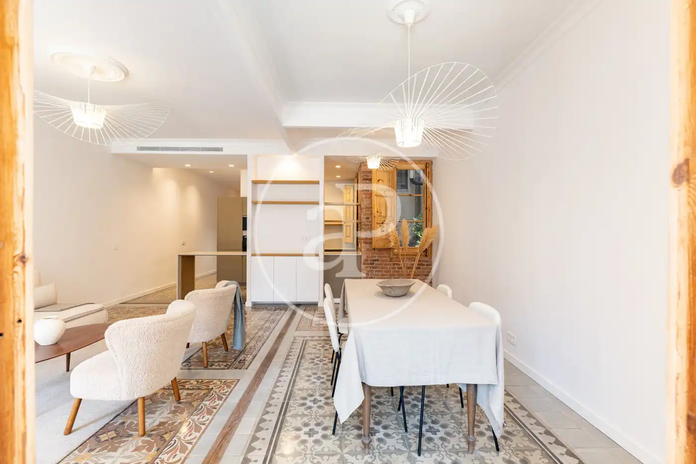 Esszimmer von Wohnung zum Verkauf in Barcelona mit Klimaanlage, Heizung und Terrasse