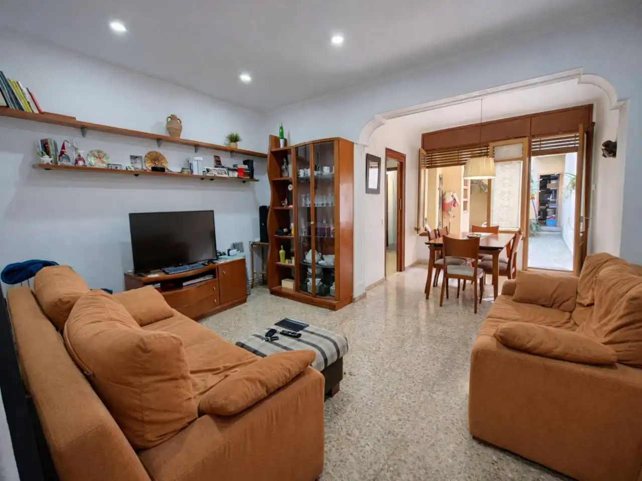 Living room of Houses for sale in Sabadell  with Heating, Private garden and Terrace