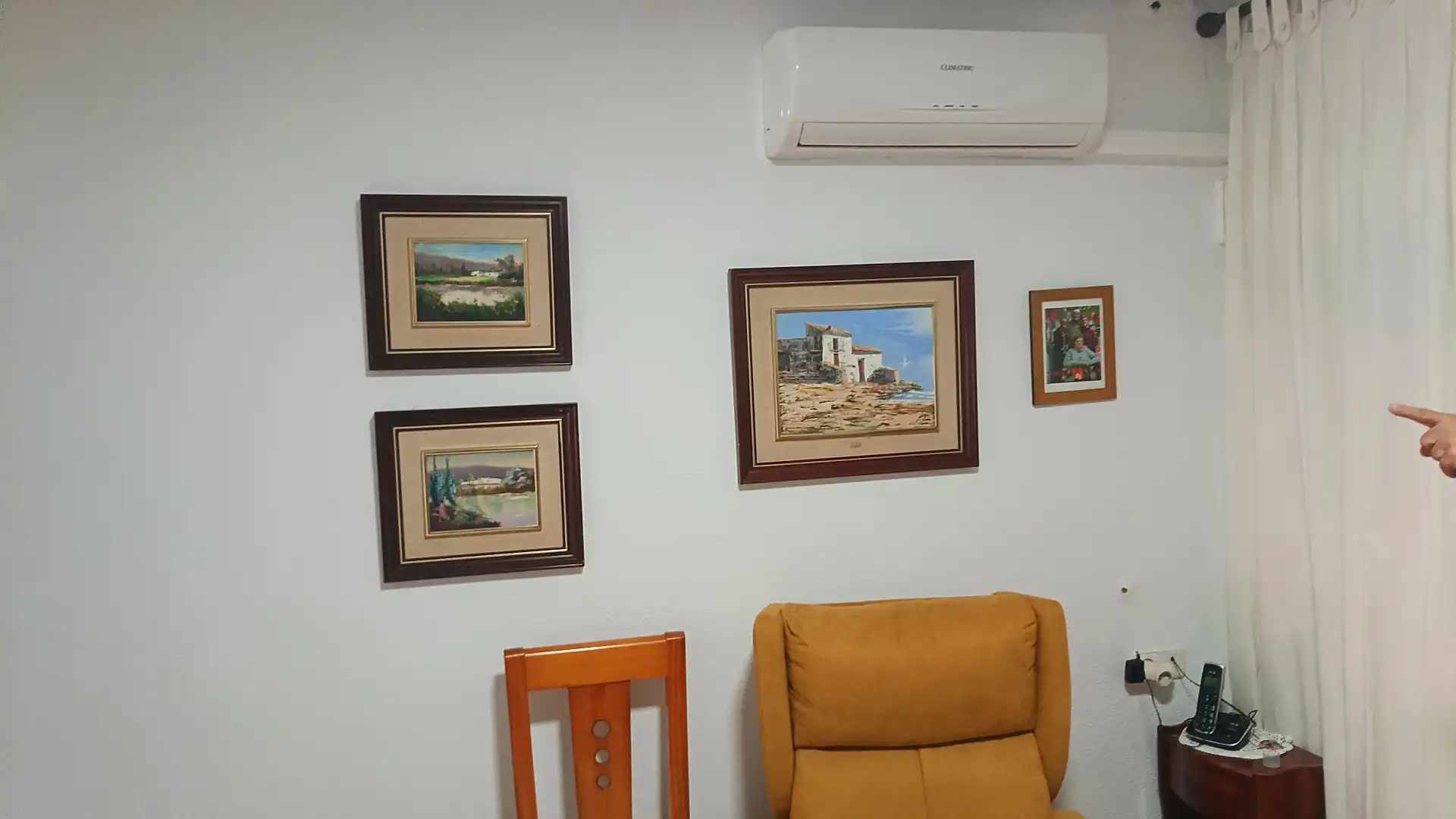 Sala de estar de Casa adosada en venta en Cartagena con Aire acondicionado, Calefacción y Terraza