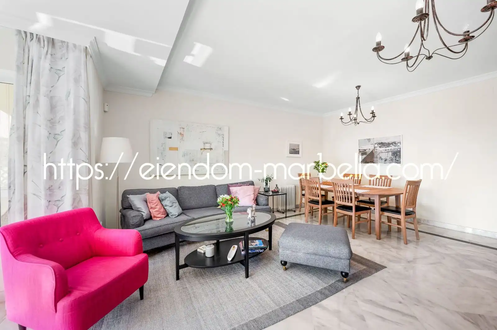 Living room of Apartments for sale in Marbella  with Air Conditioner, Heating and Terrace