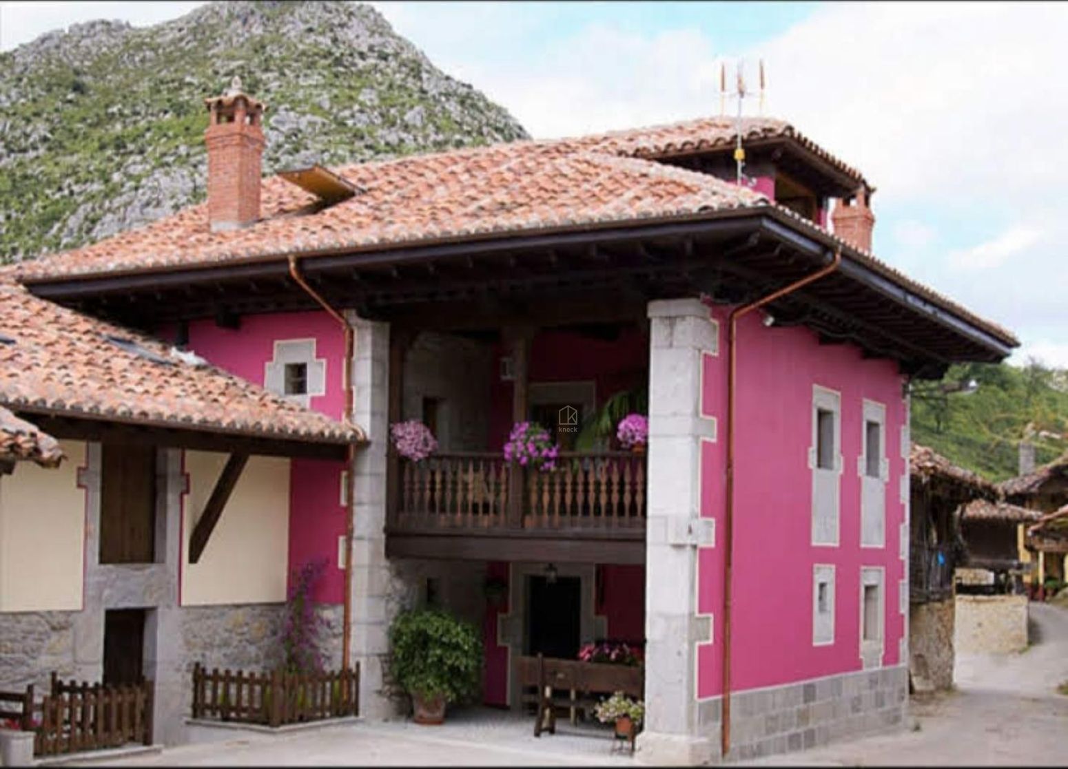 Exterior view of Single-family semi-detached for sale in Amieva  with Heating, Furnished and Balcony