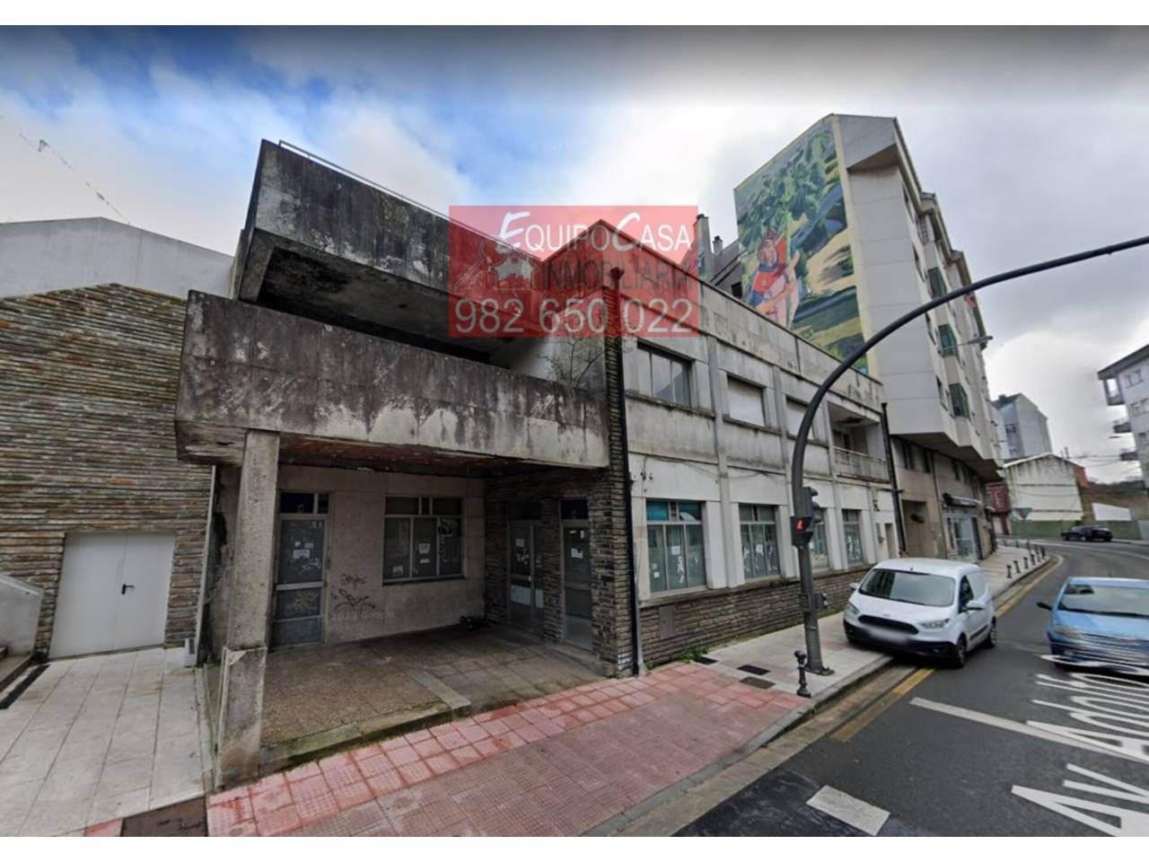 Vista exterior de Casa adosada en venda en Lugo Capital amb Terrassa i Alarma